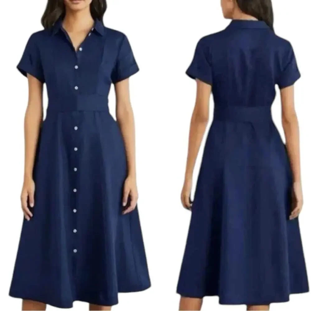 Hill House | Dresses | Nwt Hill House Womens The Lily Dress Linen